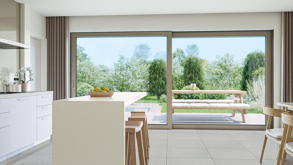 Nowoczesne drzwi przesuwne a wymogi akustyczne – co oferuje Schüco LivIngSlide?