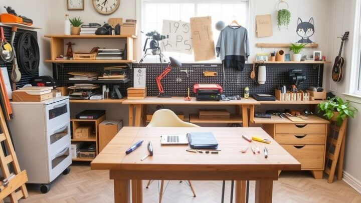 Jak zorganizować funkcjonalne miejsce do majsterkowania w domu