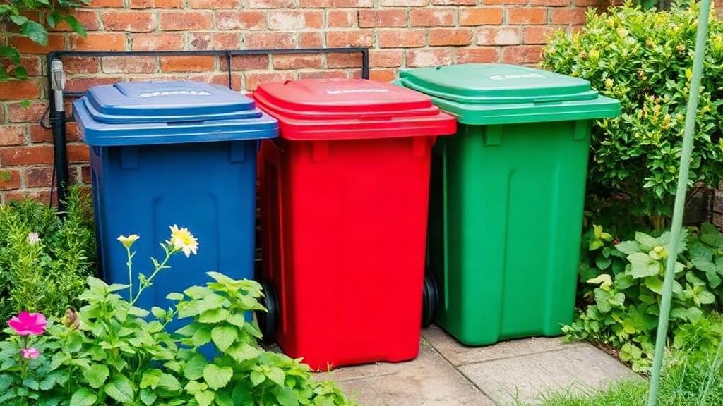 Jak zaplanować miejsce na pojemniki na odpady, żeby nie dominowały w ogrodzie?. Kolor i materiał pojemników też mają znaczenie Jak zaplanować miejsce na pojemniki na odpady, żeby nie dominowały w ogrodzie?. Kolor i materiał pojemników też mają znaczenie